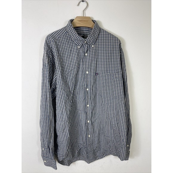 Polo Jeans Ralph Lauren Mens Plaid Button Up Long Sleeve Size XL - Picture 1 of 7